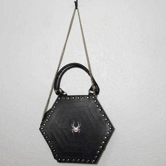 black purse handbag